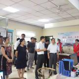 河东区区委书记李建成等领导冒雨到访j9国际站智慧养老考察