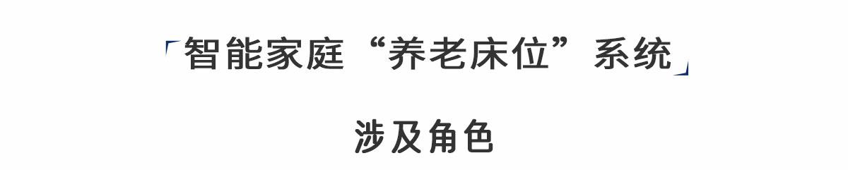 智能家庭“养老床位”解决方案